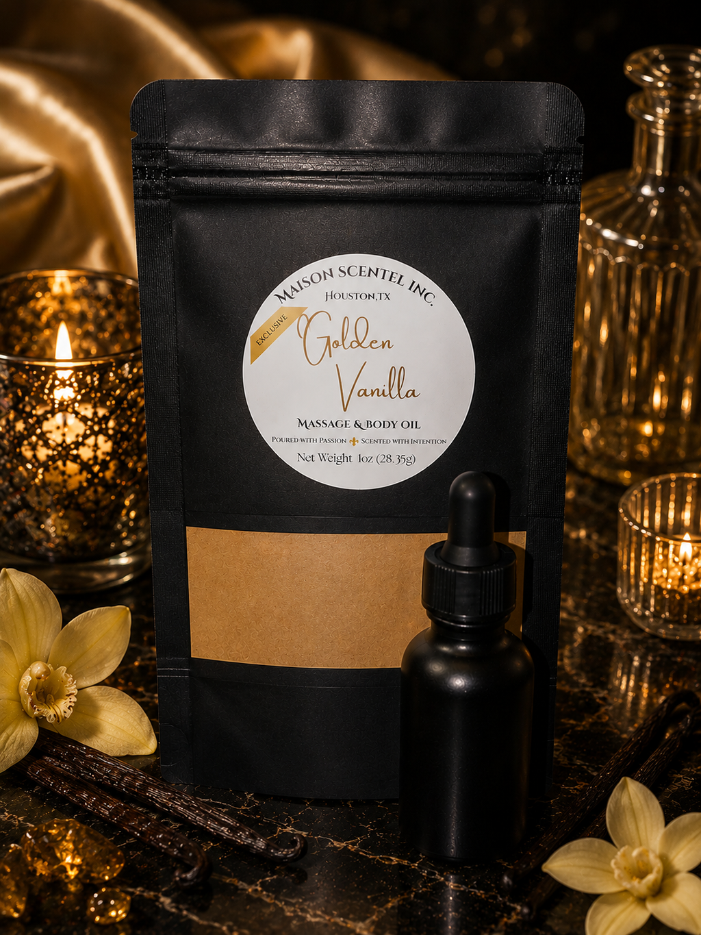 Golden Vanilla | Warm Calm | Massage & Body Oil