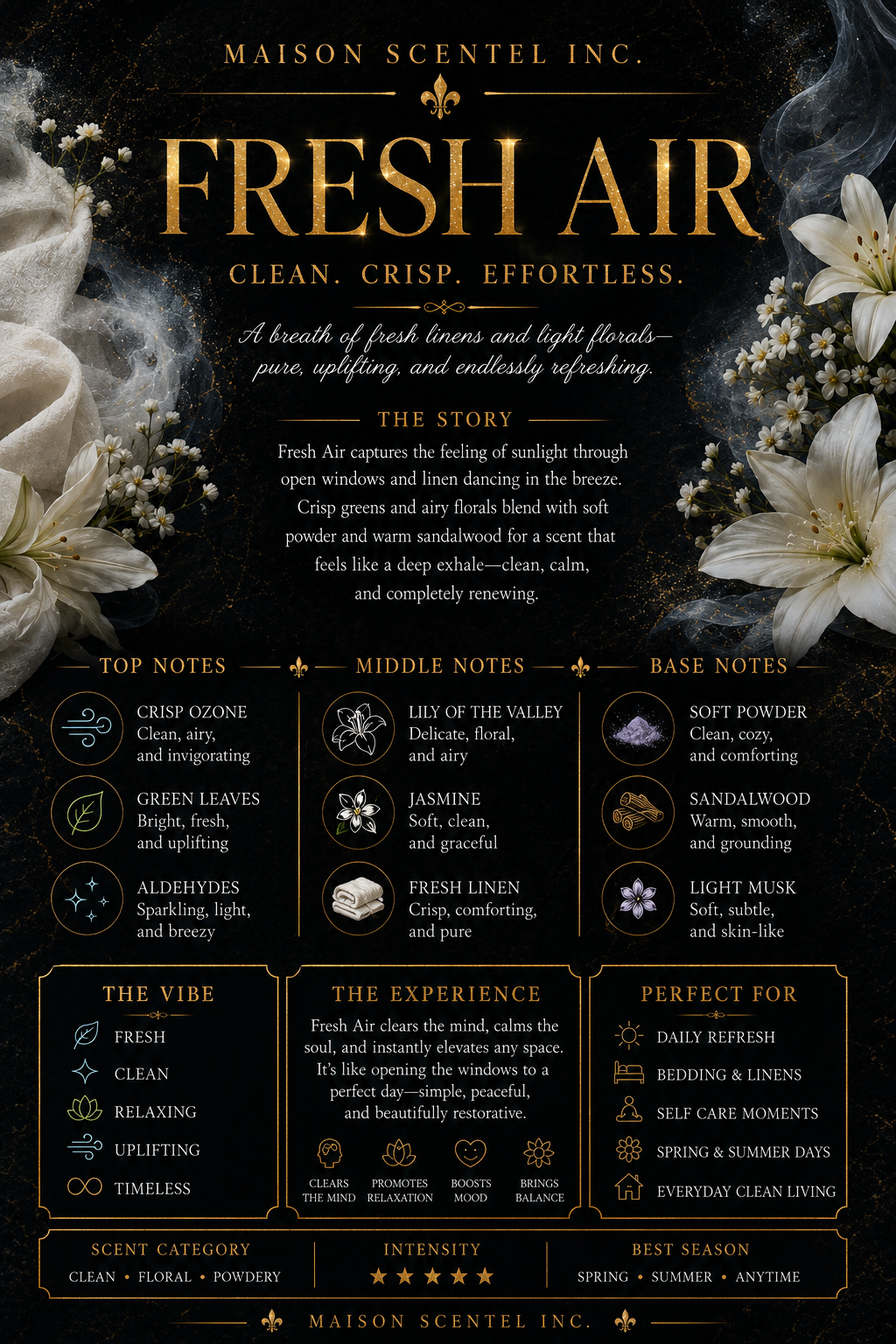 Fresh Air | Clean Renewal | Wickless Candle