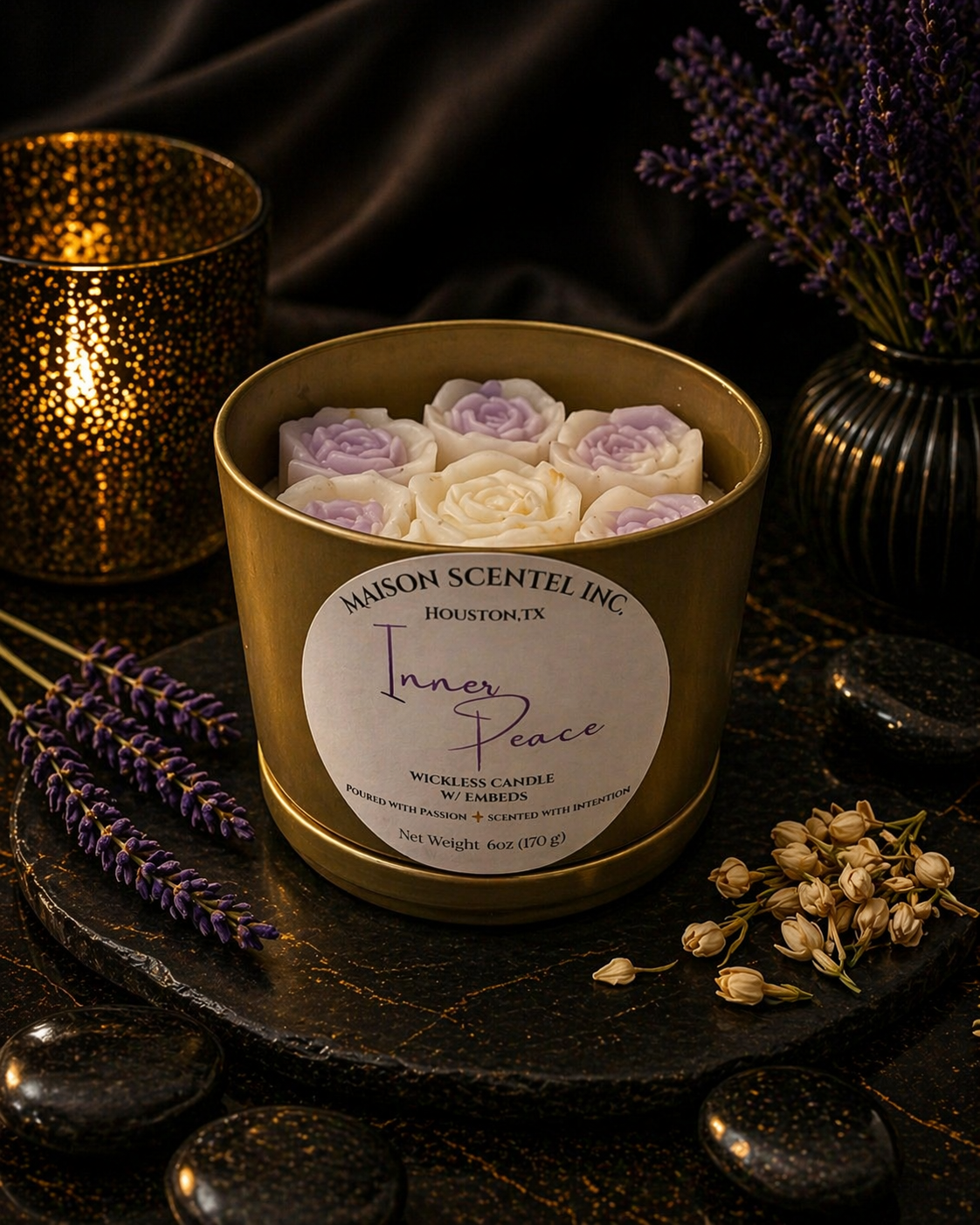 Inner Peace | Cozy Comfort | Wickless Candle