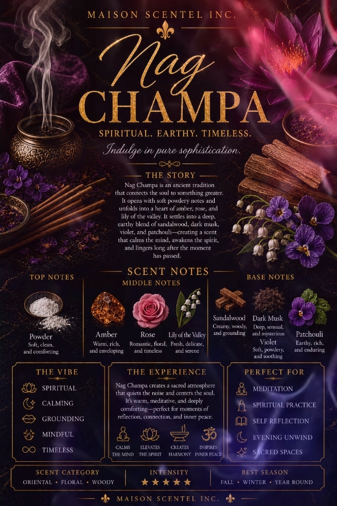Nag Champa | Soulful Escape | Massage & Body Oil