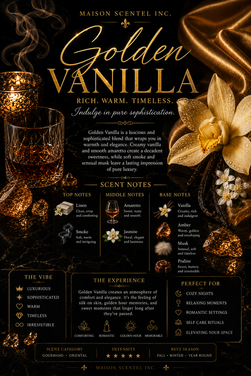 Golden Vanilla | Warm Calm | Massage & Body Oil