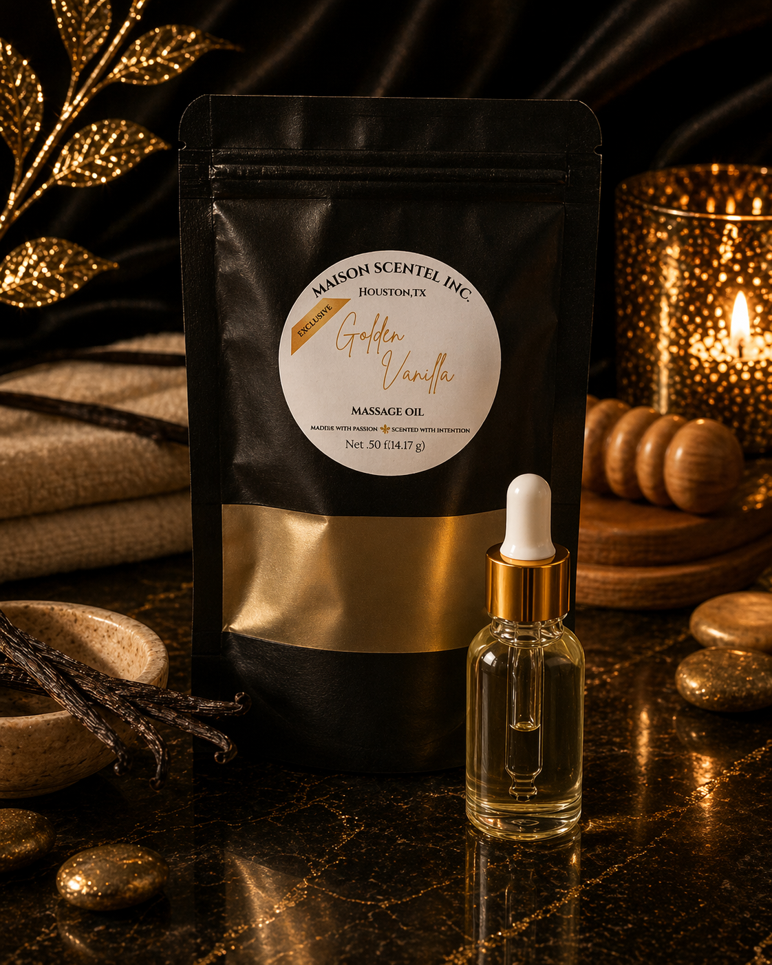 Golden Vanilla | Warm Calm | Massage & Body Oil