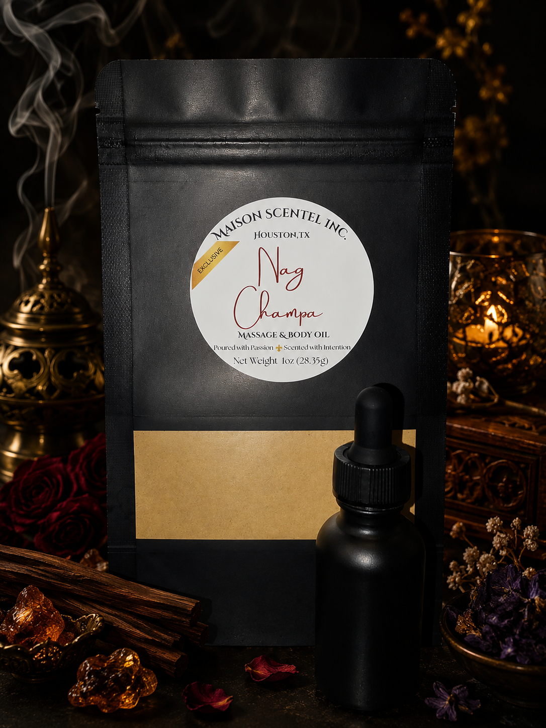 Nag Champa | Soulful Escape | Massage & Body Oil